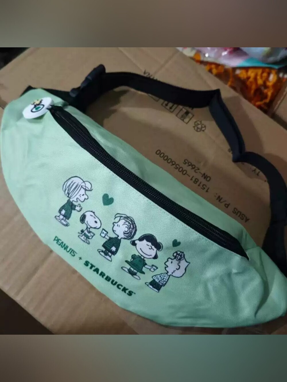 Snoopy Peanuts X Starbucks Fanny Pack Waist Bag With Adjustable Strap **New** - Picture 4 of 4